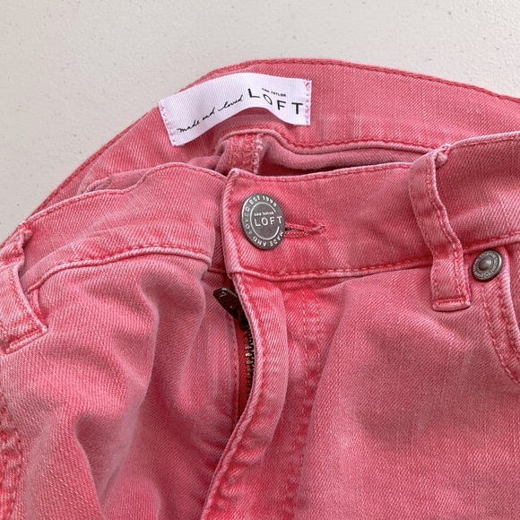 Loft Jeans Women’s Size 6 Orange Modern Kick Crop - Picture 3 of 8